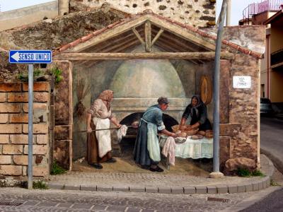 Wandmalerei auf Sardinien
