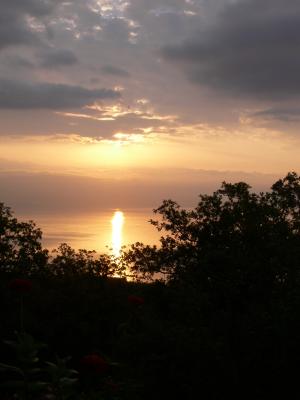 Sonnenaufgang über Rijeka
