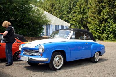 Wartburg Cabrio blau