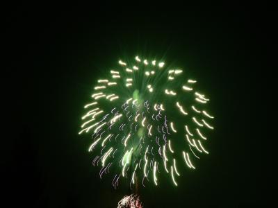 Feuerwerk auf Zeche Zollverein