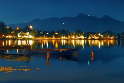 Allgäuer Reviera bei Nacht