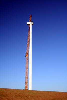Windradmontage - Gondelmontage auf Turm2