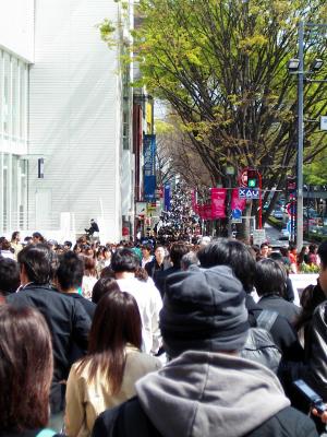 Menschenmassen in Harajuku, Tokyo