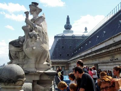 Terasse des Musée d'Orsay in Paris