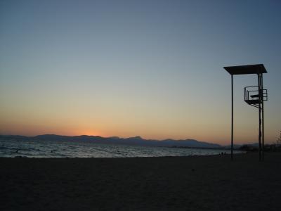 sonneuntergang am strand