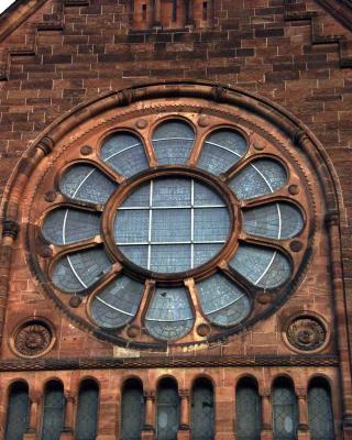 Rosettenfenster Erlöserkirche
