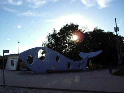 Kellenhusen Walskulptur an der Promenade