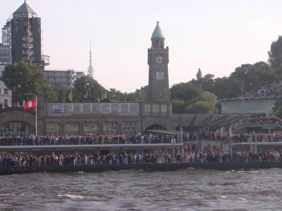 Hamburg Landungsbrücken Uhrturm