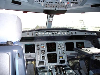 Cockpit von Airbus A330-200
