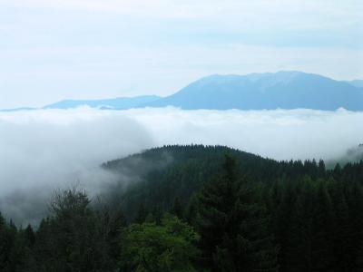 Nebelwand über Kärnten