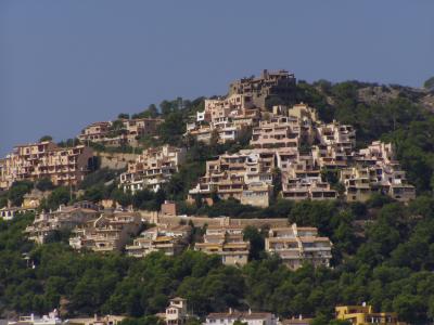 Wohnsiedlung am Berg in Mallorca