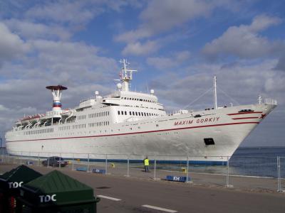 Kreuzfahrtschiff Maxim Gorkiy in Kopenhagen