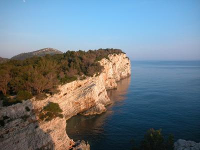 Steilküste in Kroatien