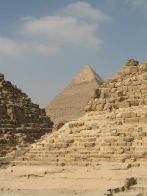 Chephren Pyramide in Gizeh