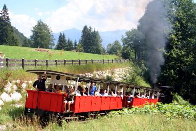 Volldampf den Berg hinauf