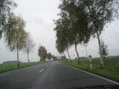 Autofahrt bei Sch...wetter !