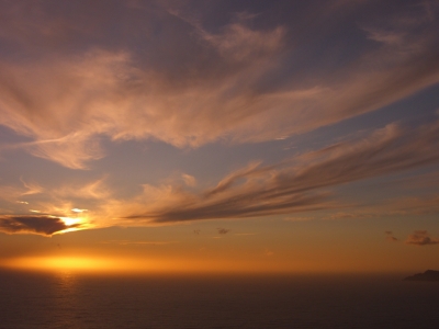 Sonnenuntergang auf Korsika