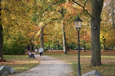 Flanieren im Park