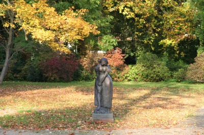 Frau im Park