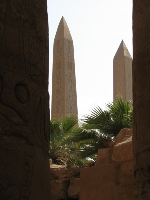 Obelisken im Karnak Tempel