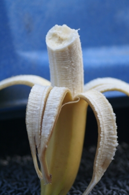 enthüllte banane