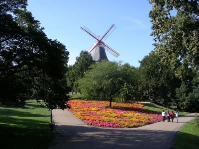 Windmühle in den Bremer Wallanlagen