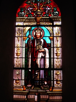 Kirchenfenster im Kloster der Hl. Glossinde