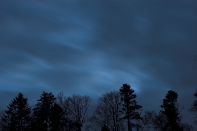 Wolkenhimmel mit Wald by Granjow