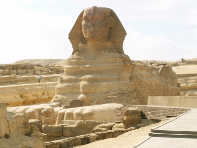Pyramiden und Sphinx
