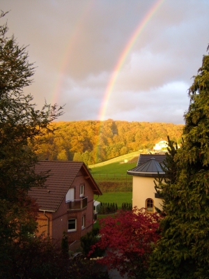 Doppelter Regenbogen