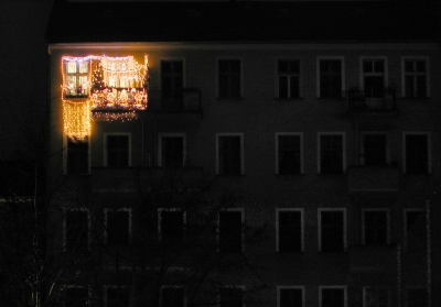 Weihnachtsbalkon