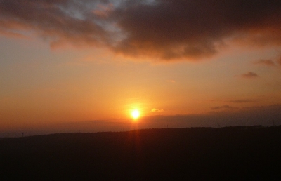 Sonnenuntergang über dem Taunus 02