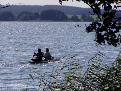 Wasserwanderer auf der Havel - Woblitzsee