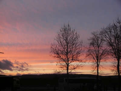 abends an der Autobahn