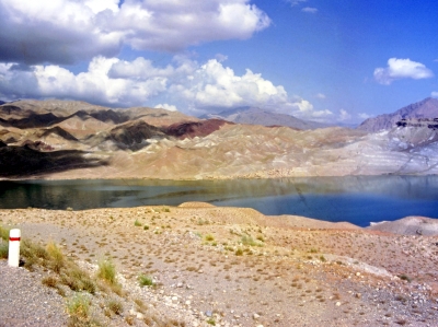 Ein See in der Nähe von Kabul in Afghanistan