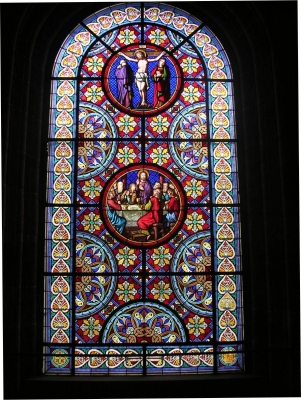 Kirchenfenster im Münster von Basel