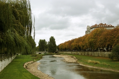 Flusslauf in Burgos/Spanien