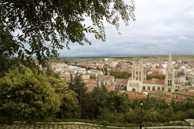 Ausblick auf Burgos/Spanien
