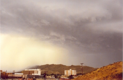 Gewittersturm über El Paso