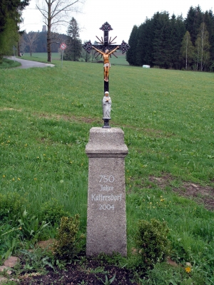 Wegekreuz, 750 Jahre Kattersdorf (Bayern)