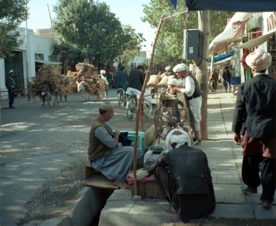 Eine Strasse in Herat ( Afghanistan )