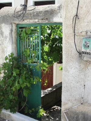 Eingangstür in Pylos