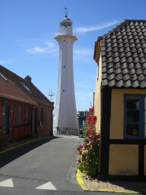 Leuchtturm in Roenne / Bornholm