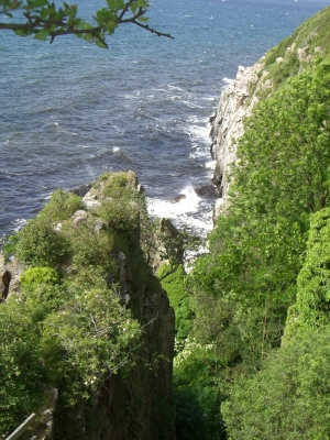 Steilküste auf Bornholm