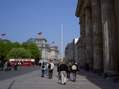 Brandenburger Tor und Reichstag