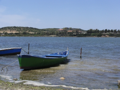 Ruderboote auf dem See