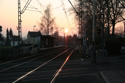 Glänzende Schienen