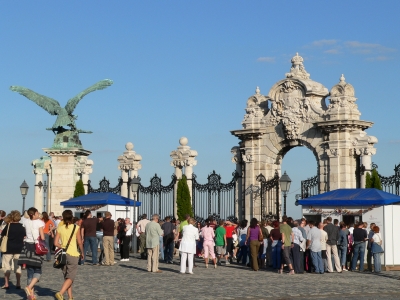 Eingang zur Burg in Buda