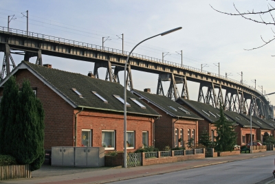 Eisenbahnbrücke in Rendsburg