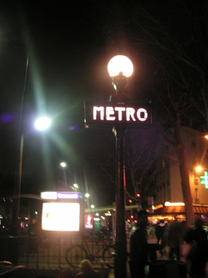 Metrostation in Paris (Opera)